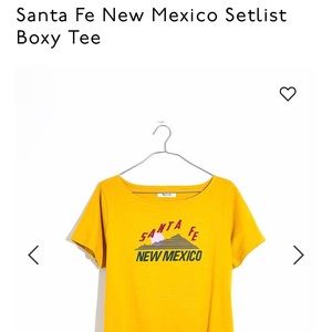 MADEWELL Santa Fe New Mexico Setlist Boxy Tee